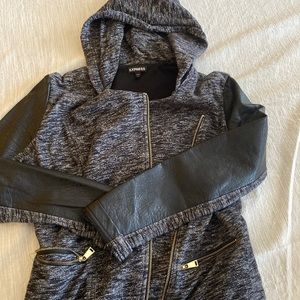 Express jacket with hood